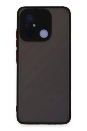 Xiaomi Redmi 12C Kılıf Montreal Silikon Kapak - Siyah-(5796)