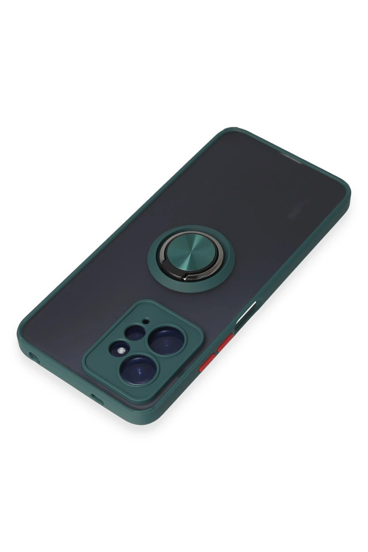 Xiaomi Redmi Note 12 4G Kılıf Montreal Yüzüklü Silikon Kapak - Yeşil-(5796) - Görsel 4