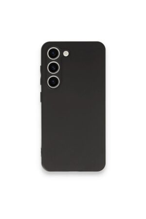 Samsung Galaxy S23 Plus Kılıf First Silikon - Siyah-(5796)