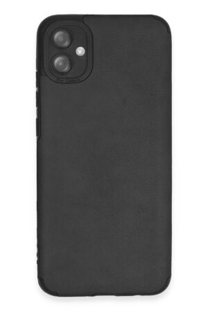 Samsung Galaxy A04E Kılıf Loop Deri Silikon - Siyah-(5796)