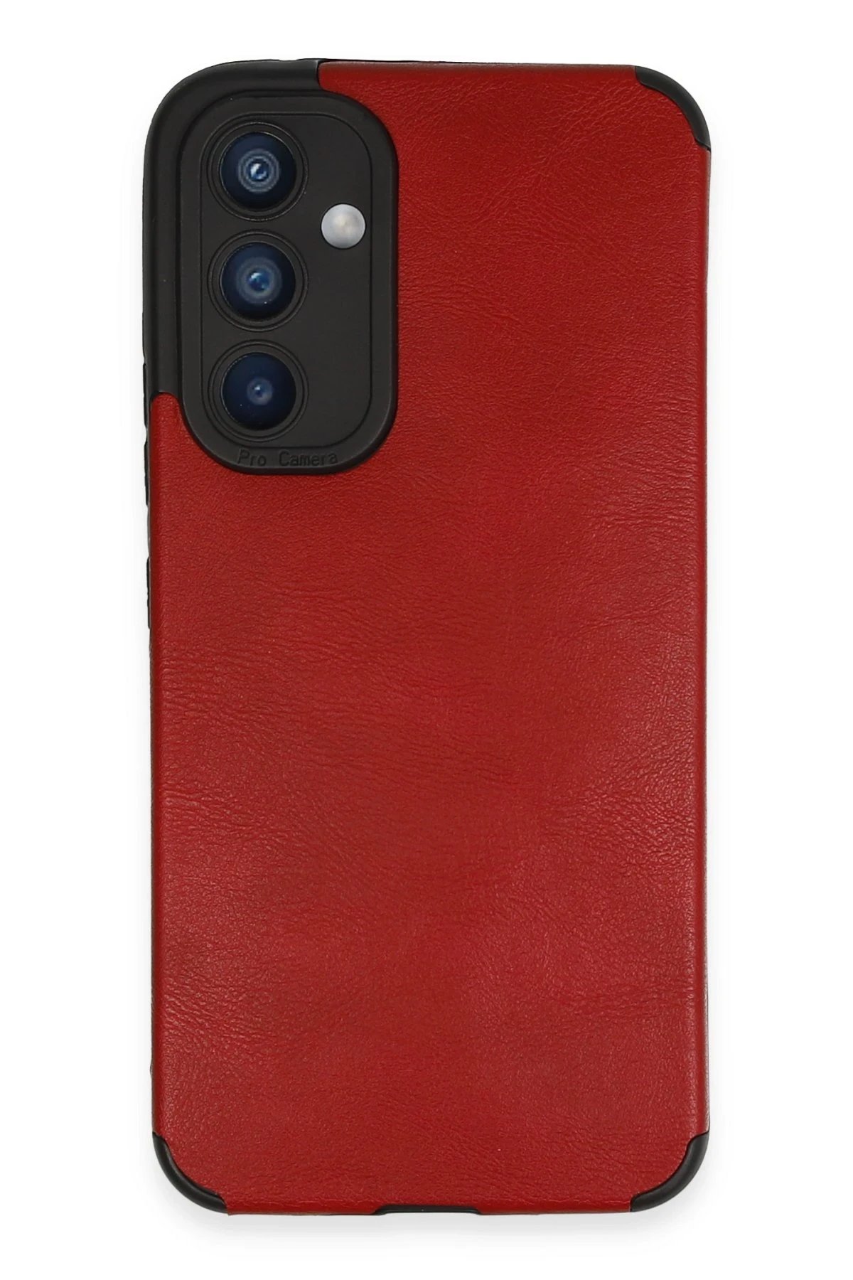 Samsung Galaxy A54 5G Kılıf Loop Deri Silikon - Kırmızı-(5796)