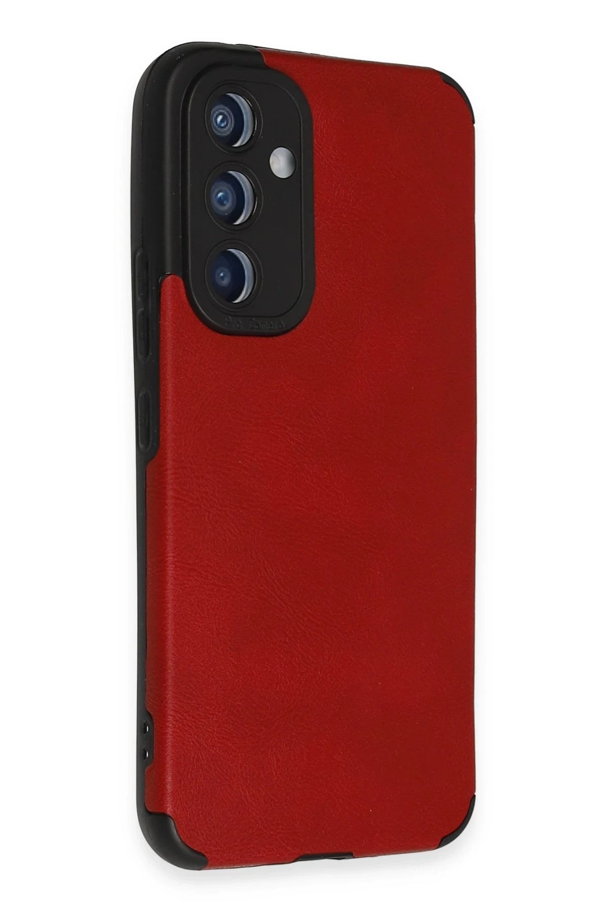 Samsung Galaxy A54 5G Kılıf Loop Deri Silikon - Kırmızı-(5796) - Görsel 2