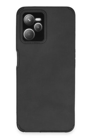 Realme C35 Kılıf Loop Deri Silikon - Siyah-(5796)
