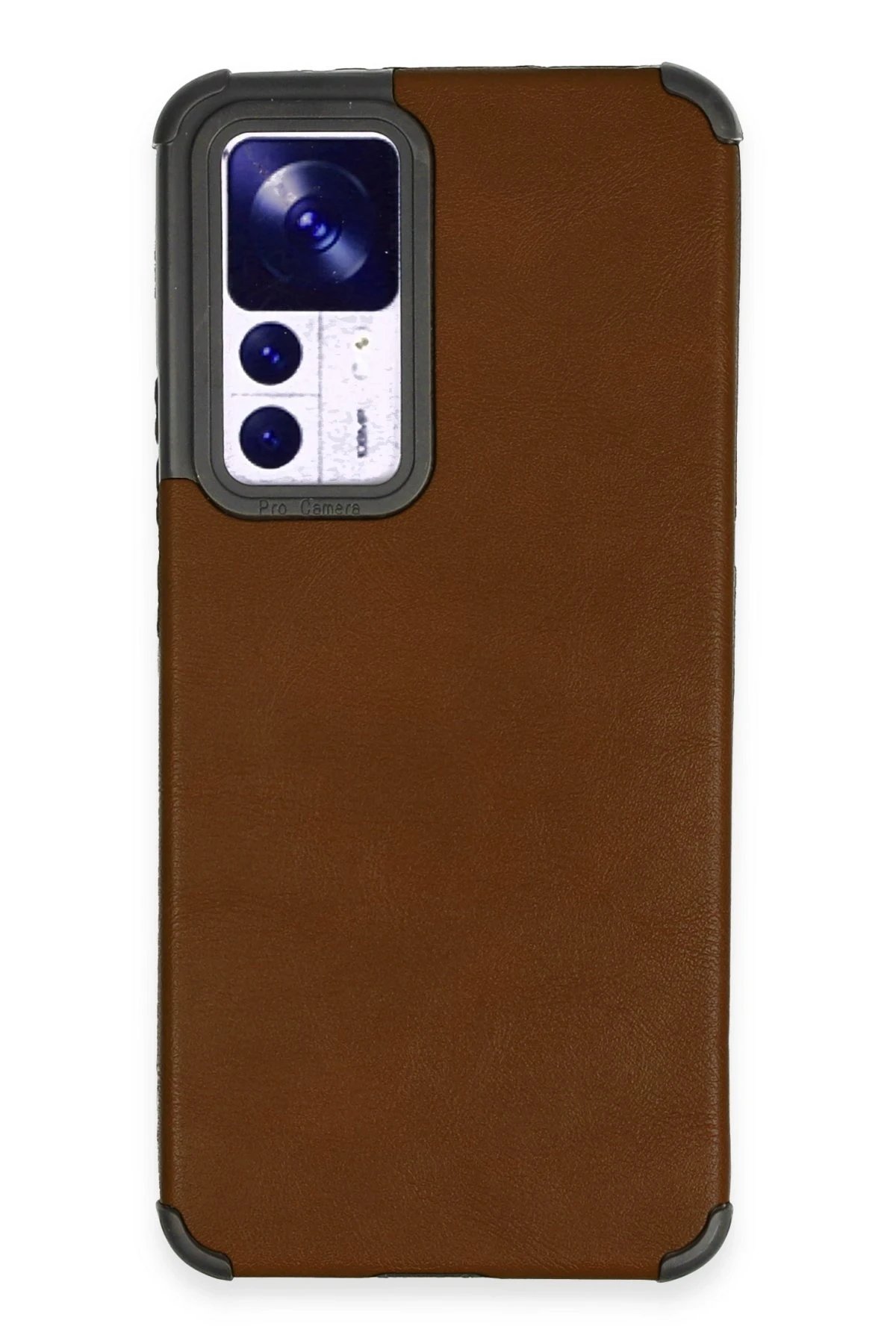 Xiaomi Mi 12T Kılıf Loop Deri Silikon - Kahverengi-(5796)