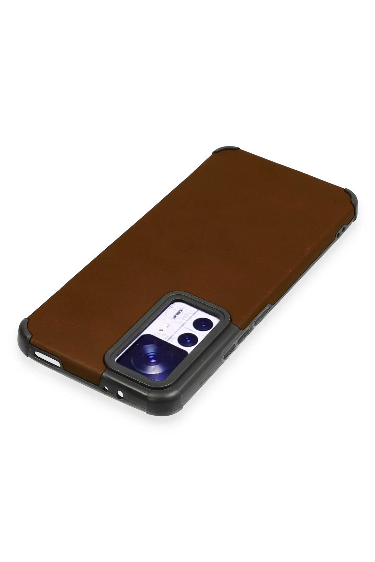 Xiaomi Mi 12T Kılıf Loop Deri Silikon - Kahverengi-(5796) - Görsel 3