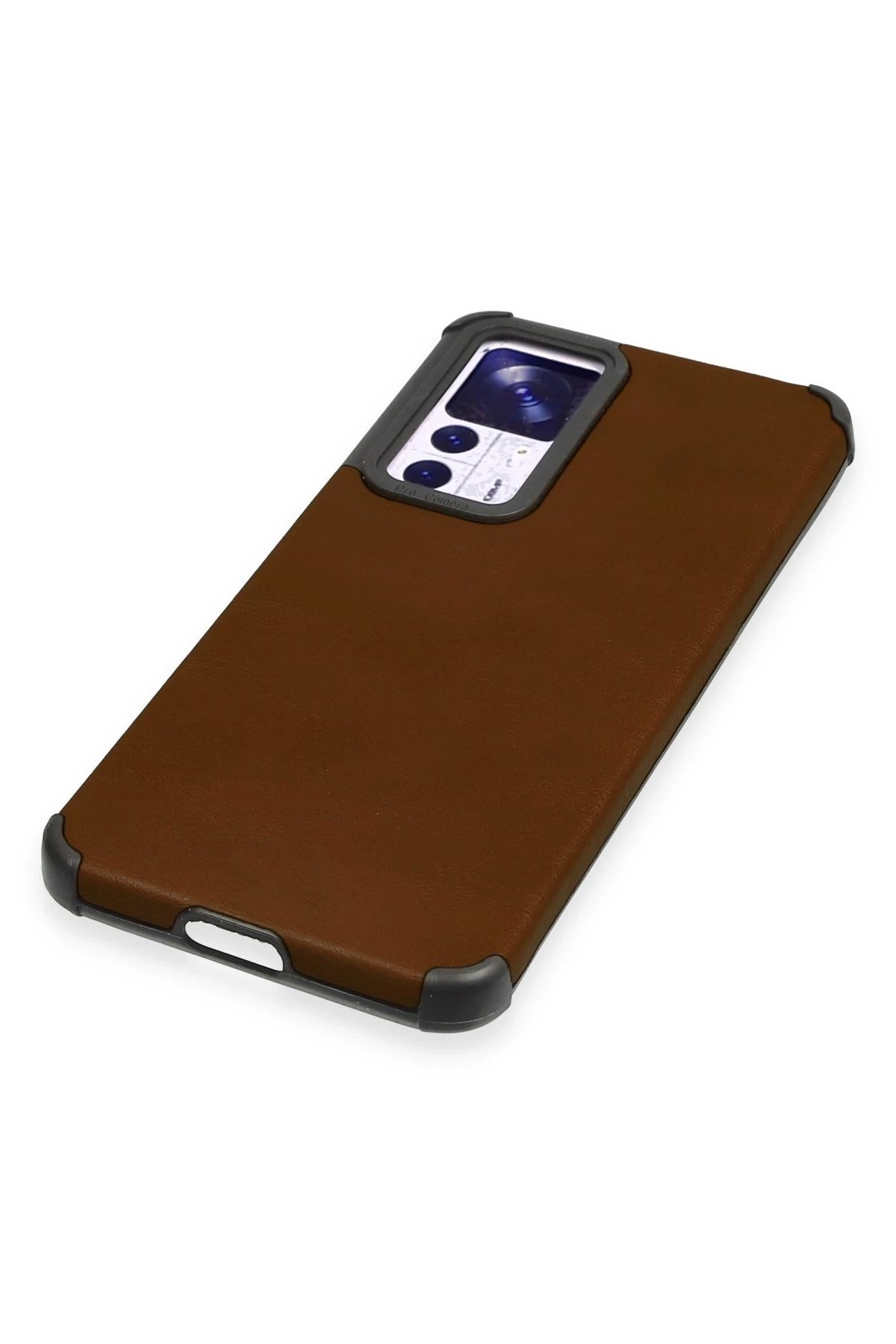 Xiaomi Mi 12T Kılıf Loop Deri Silikon - Kahverengi-(5796) - Görsel 4