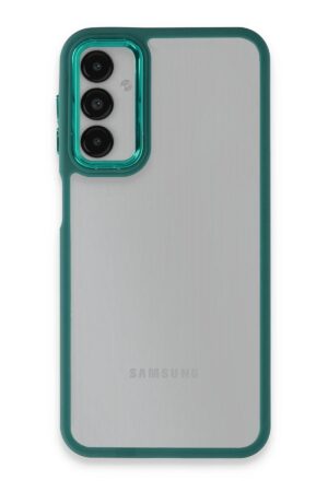 Samsung Galaxy A14 4G Kılıf Dora Kapak - Haki Yeşil-(5796)