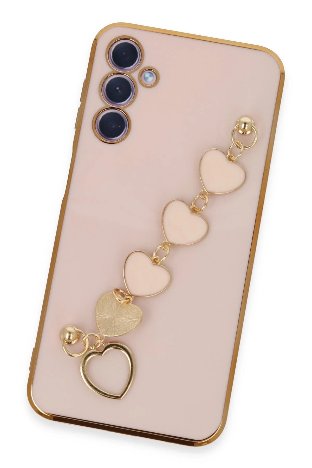 Samsung Galaxy A24 4G Kılıf Esila Silikon - Pudra-(5796) - Görsel 3