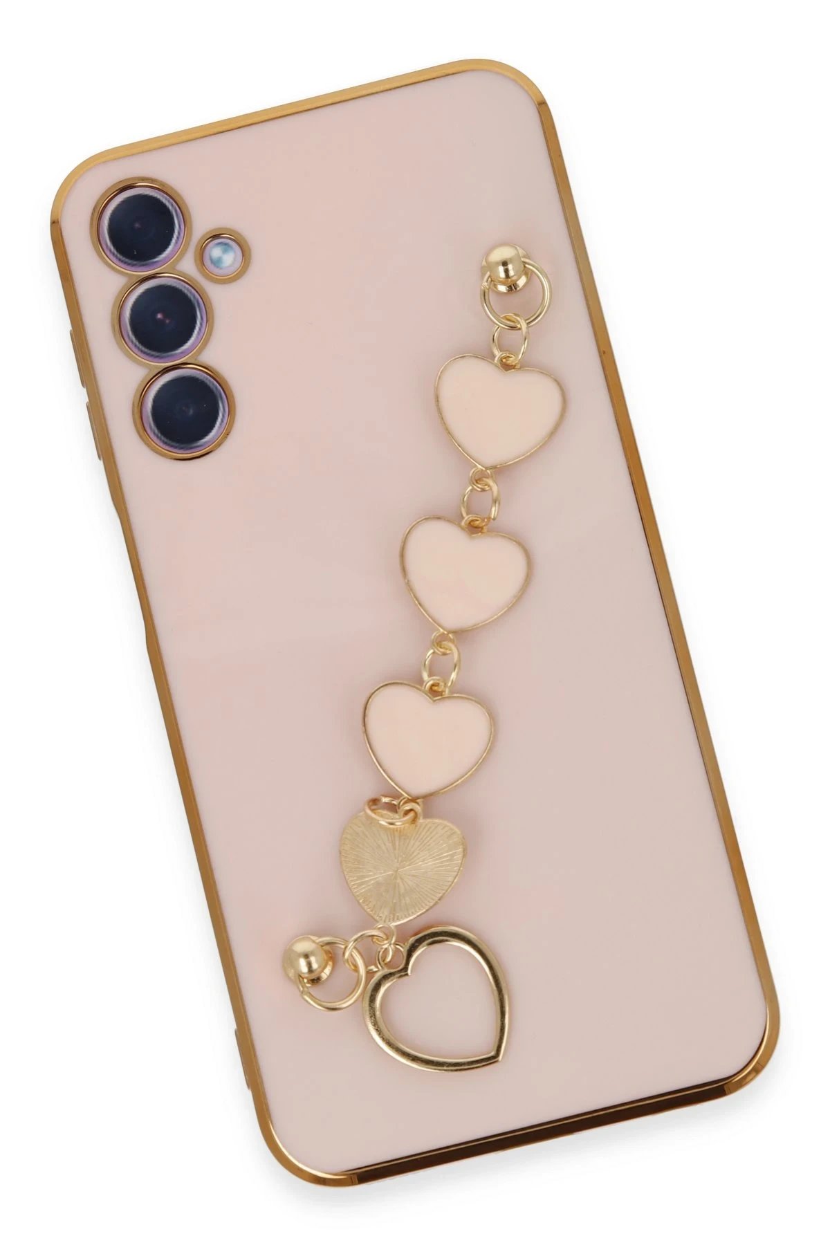 Samsung Galaxy A24 4G Kılıf Esila Silikon - Pudra-(5796) - Görsel 4