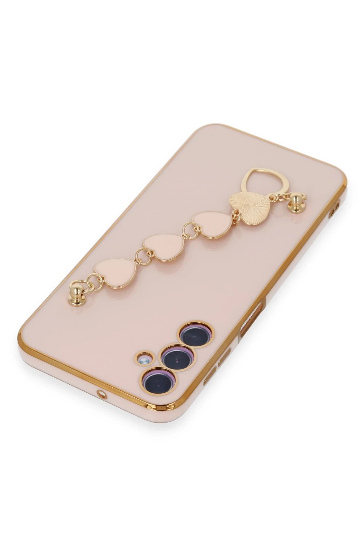 Samsung Galaxy A24 4G Kılıf Esila Silikon - Pudra-(5796) - Görsel 5