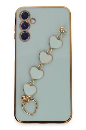 Samsung Galaxy A24 4G Kılıf Esila Silikon - Su Yeşili-(5796)