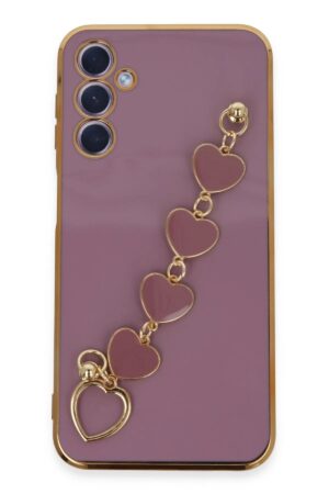 Samsung Galaxy A24 4G Kılıf Esila Silikon - Mor-(5796)