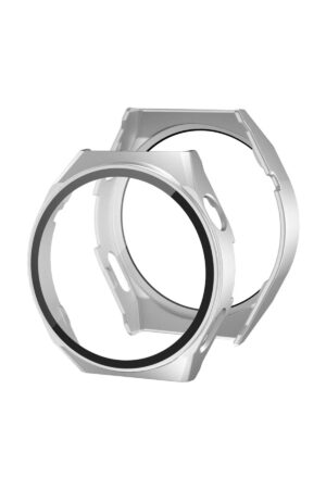 Huawei Watch GT2 46mm Dota Camlı Kasa Ekran Koruyucu - Gümüş-(5796)