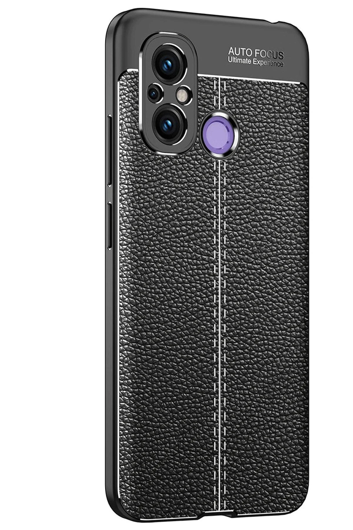 Xiaomi Redmi 12C Kılıf Auto Focus Kapak - Siyah-(5796) - Görsel 2