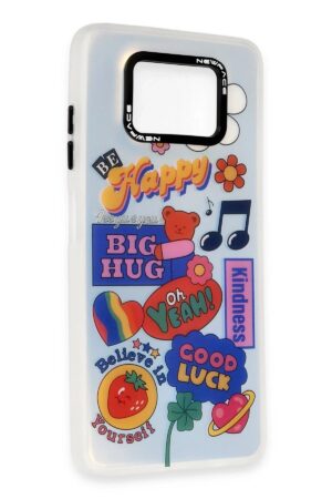 Xiaomi Pocophone X3 Kılıf Estoril Desenli Kapak - Estoril - 15-(5796)