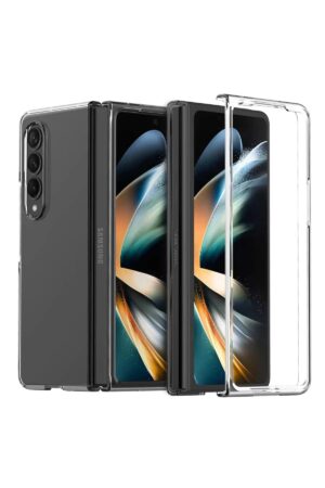 Samsung Galaxy Z Fold 3 Kılıf Fold TPU Silikon - Şeffaf-(5796)