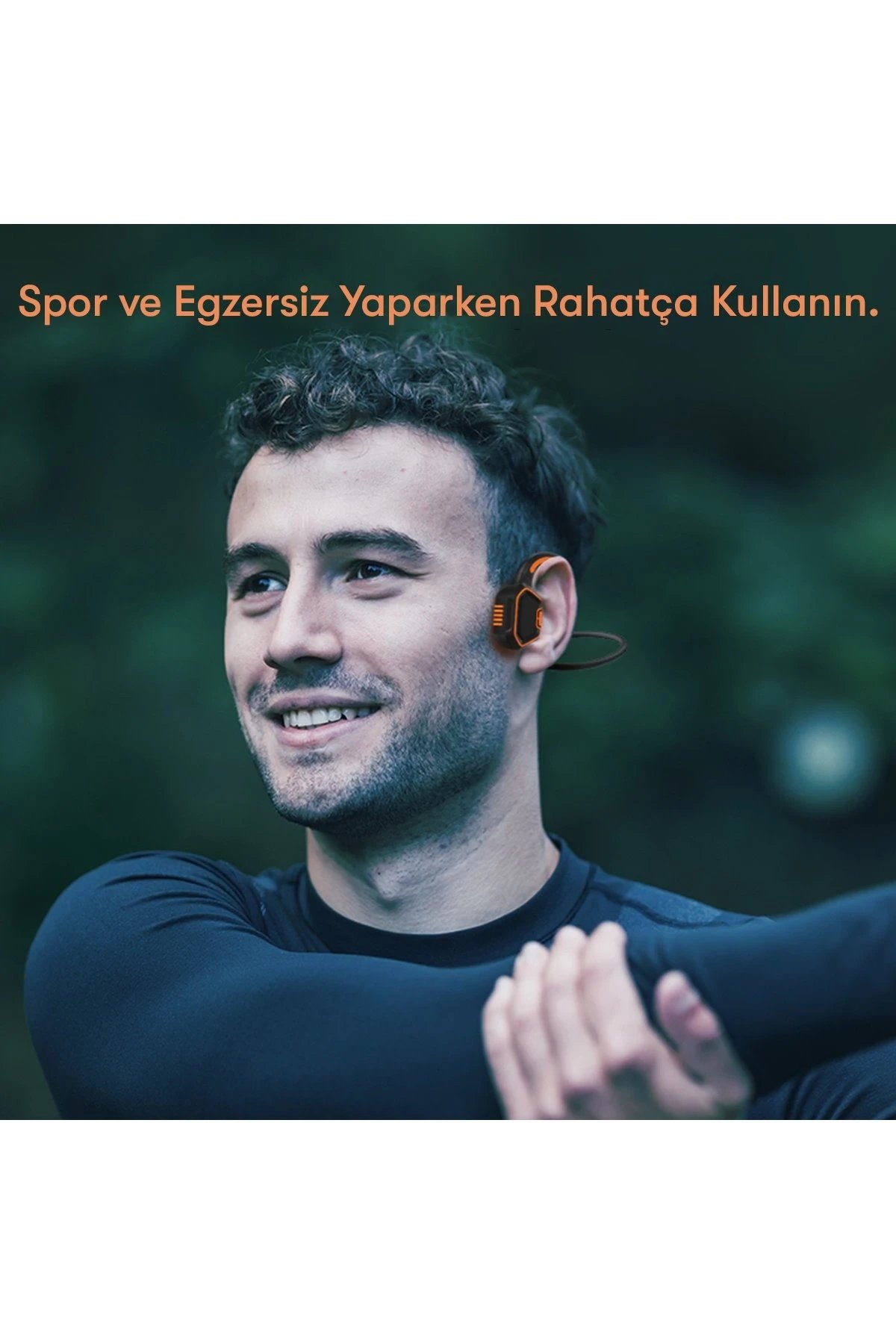 AS9 Suya Dayanıklı Bluetooth Kulaklık - Siyah-(5796) - Görsel 5