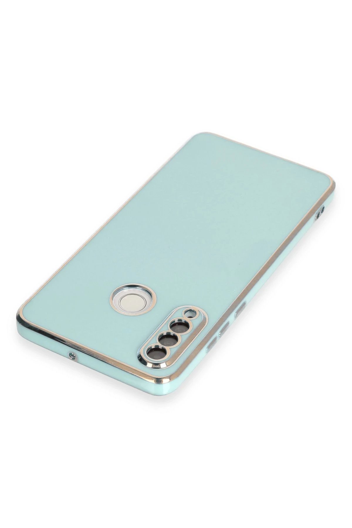 Huawei P30 Lite Kılıf Volet Silikon - Açık Yeşil-(5796) - Görsel 3