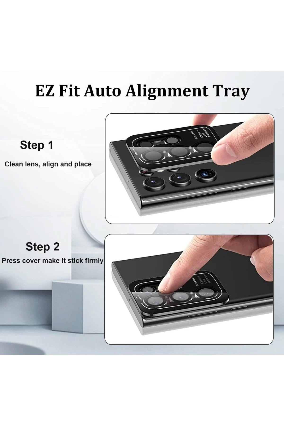 Samsung Galaxy S23 Ultra Valdez Metal Kamera Lens - Kırmızı-(5796) - Görsel 3