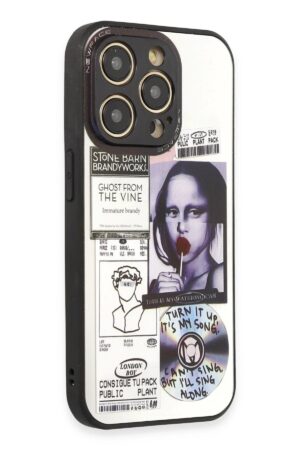 iPhone 14 Pro Kılıf Mirror Desenli Kapak - Mirror - 2-(5796)