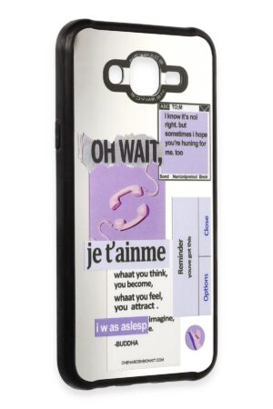 Samsung Galaxy J7 Kılıf Mirror Desenli Kapak - Mirror - 4-(5796)