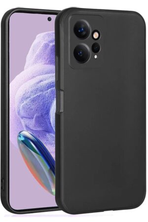 Xiaomi Redmi Note 12 4G Kılıf First Silikon - Siyah-(5796)