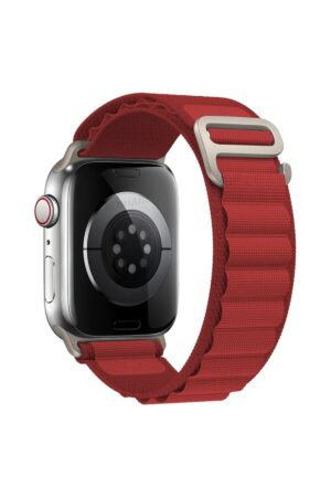 Apple Watch 38mm Mountain Kordon - Kırmızı-(5796)