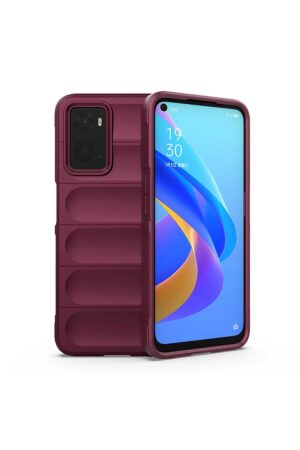Realme 9i 4G Kılıf Optimum Silikon - Bordo-(5796)