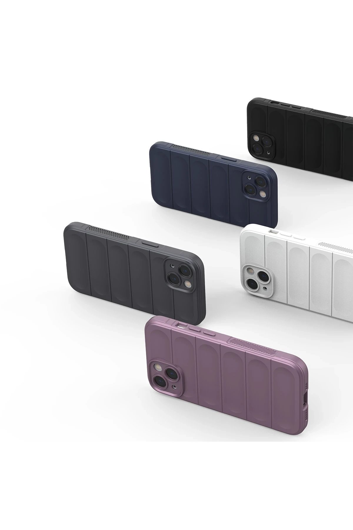 Realme 9i 4G Kılıf Optimum Silikon - Mor-(5796) - Görsel 3