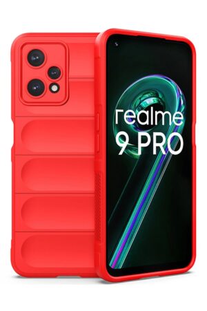 Realme 9 Pro 5G Kılıf Optimum Silikon - Kırmızı-(5796)