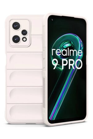 Realme 9 Pro 5G Kılıf Optimum Silikon - Krem-(5796)
