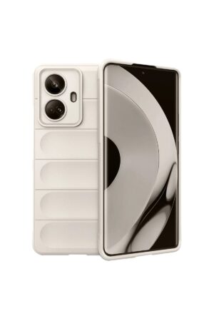 Realme 10 Pro 5G Kılıf Optimum Silikon - Krem-(5796)