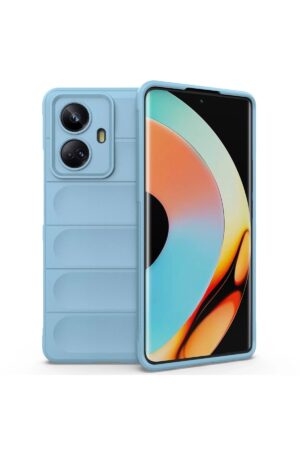 Realme 10 Pro 5G Kılıf Optimum Silikon - Sky Blue-(5796)
