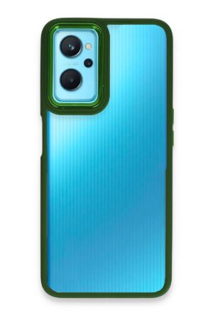 Realme 9i 4G Kılıf Dora Kapak - Haki Yeşil-(5796)