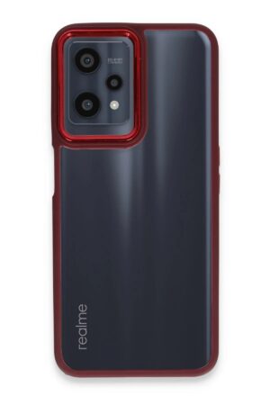 Realme 9 Pro 5G Kılıf Dora Kapak - Kırmızı-(5796)