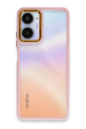 Realme 10 Pro 5G Kılıf Dora Kapak - Pudra-(5796)