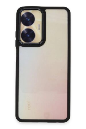 Realme C55 Kılıf Dora Kapak - Siyah-(5796)