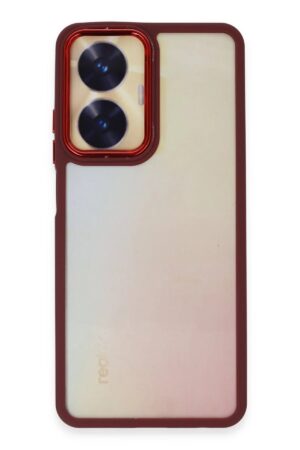 Realme C55 Kılıf Dora Kapak - Kırmızı-(5796)