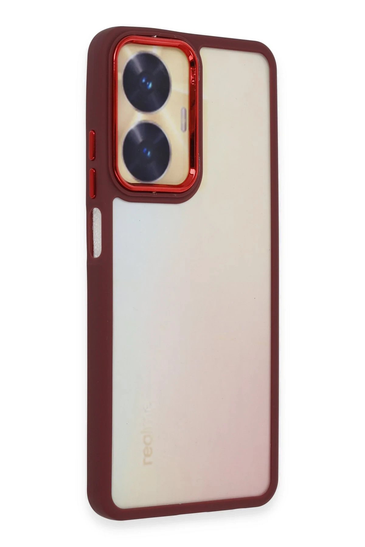 Realme C55 Kılıf Dora Kapak - Kırmızı-(5796) - Görsel 2