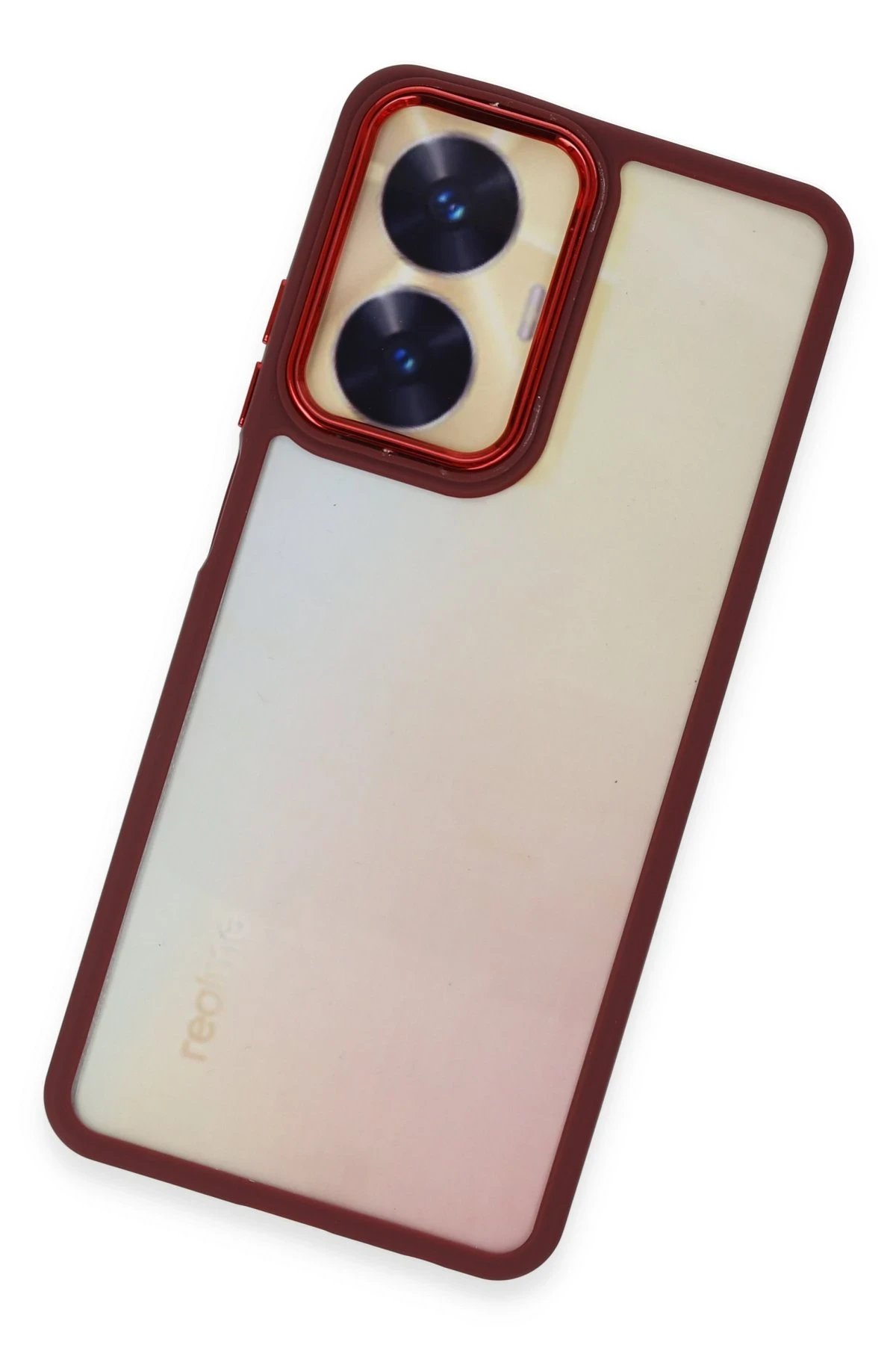 Realme C55 Kılıf Dora Kapak - Kırmızı-(5796) - Görsel 3