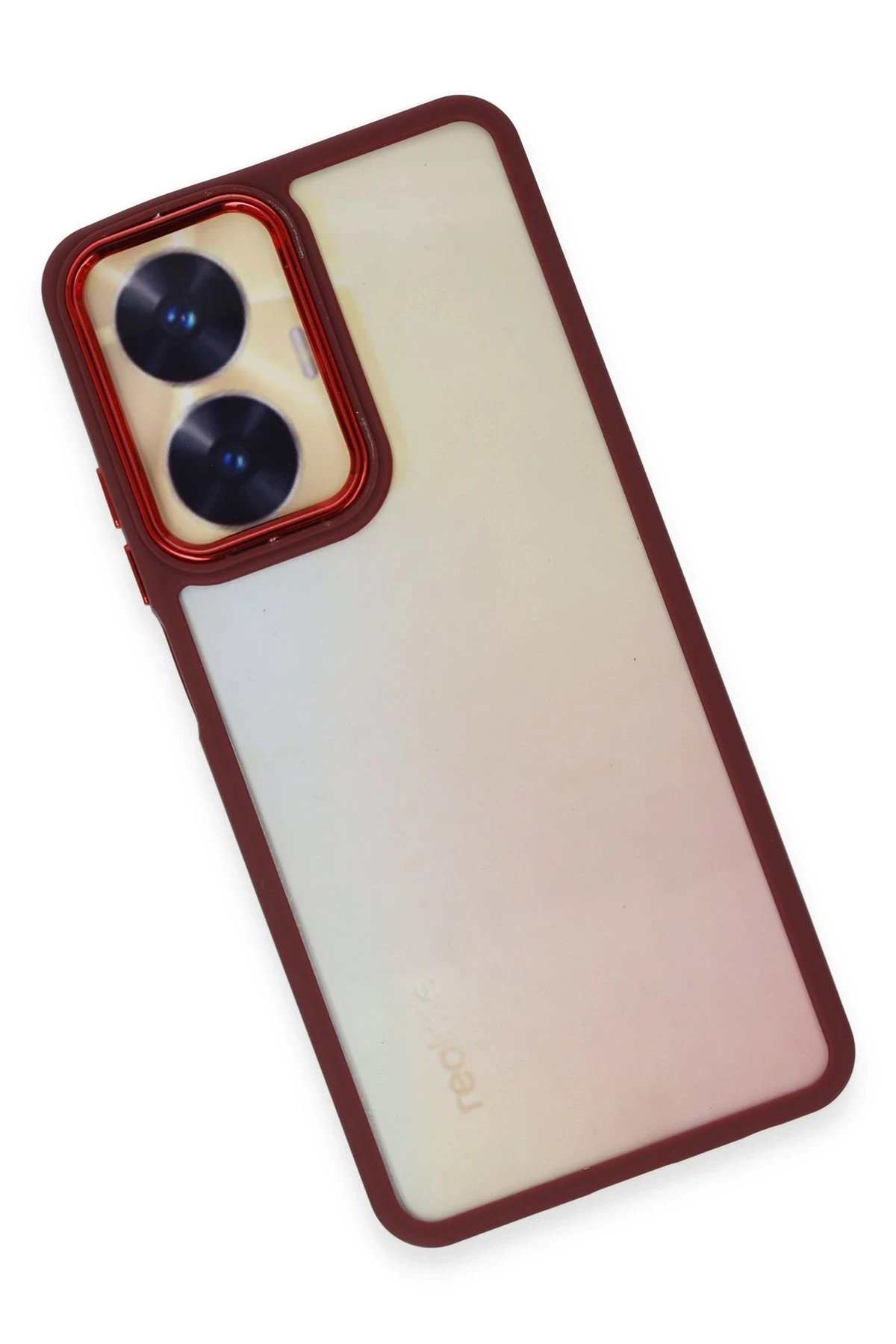 Realme C55 Kılıf Dora Kapak - Kırmızı-(5796) - Görsel 4