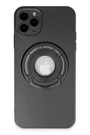 iPhone 12 Pro Kılıf Lukka Magneticsafe Kapak - Siyah-(5796)