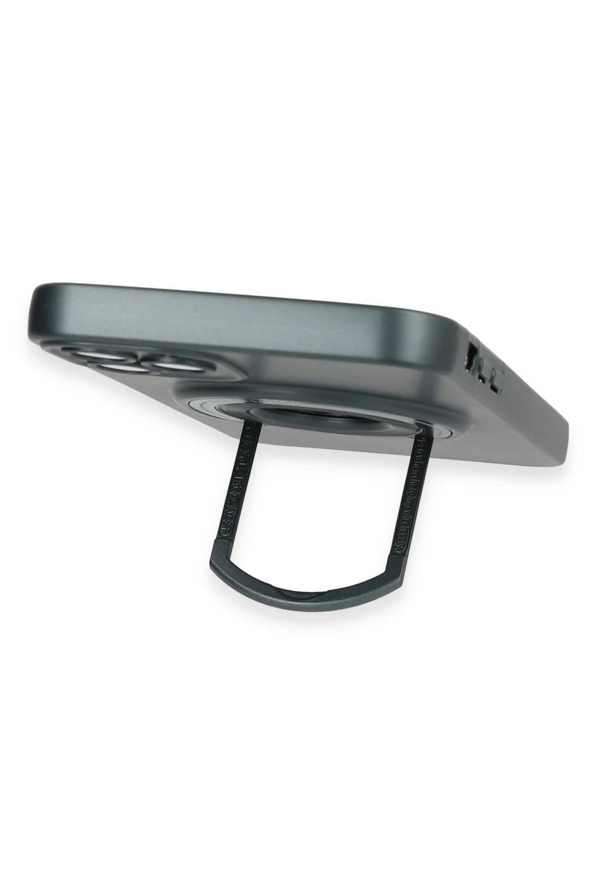 iPhone 12 Pro Max Kılıf Lukka Magneticsafe Kapak - Koyu Yeşil-(5796) - Görsel 4