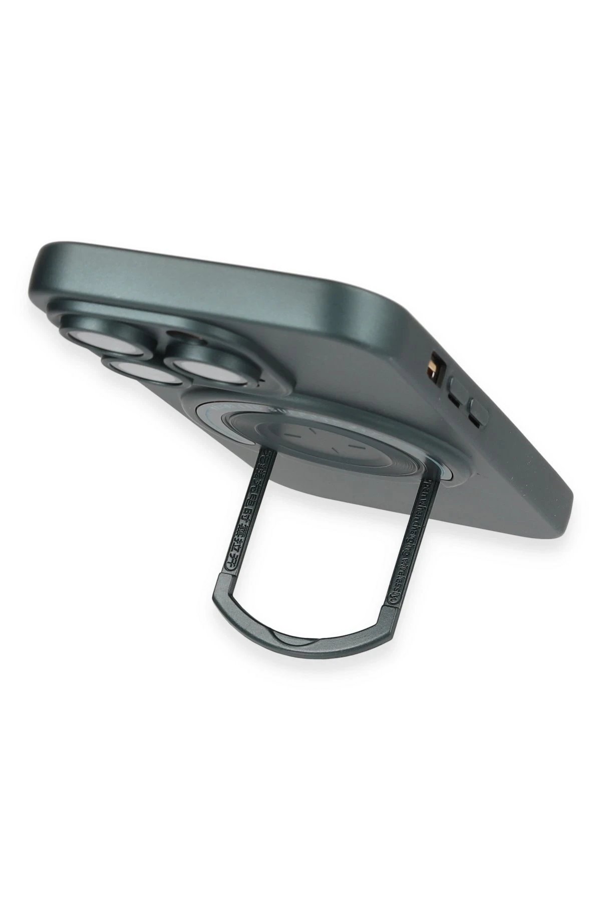 iPhone 14 Pro Kılıf Lukka Magneticsafe Kapak - Koyu Yeşil-(5796) - Görsel 4