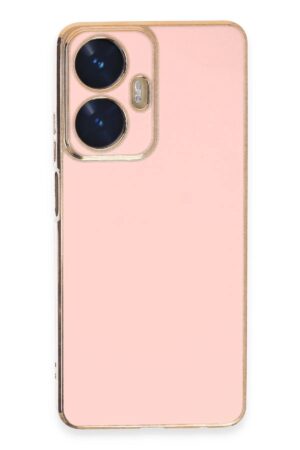 Realme C55 Kılıf Volet Silikon - Pembe-(5796)