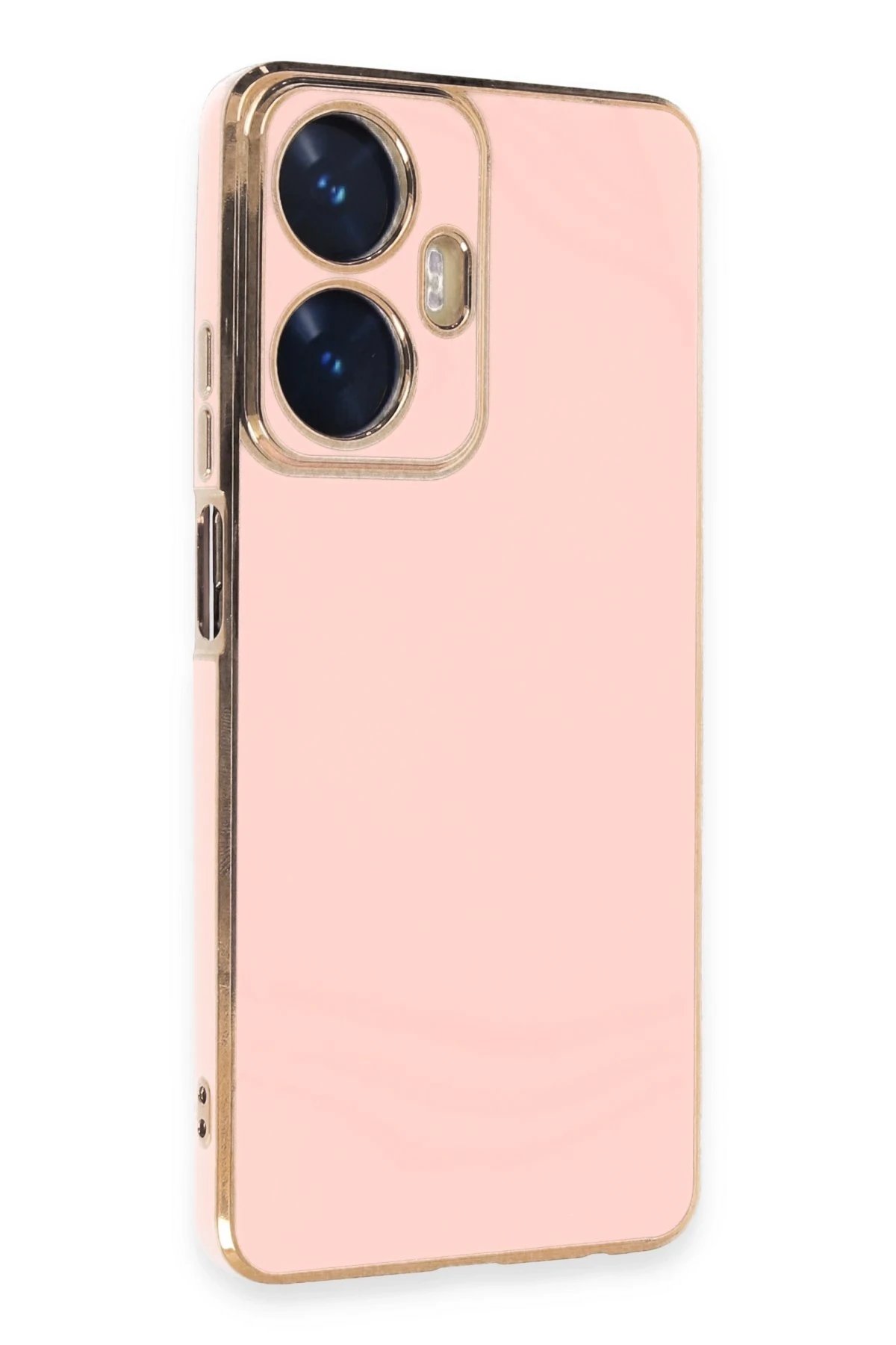 Realme C55 Kılıf Volet Silikon - Pembe-(5796) - Görsel 2