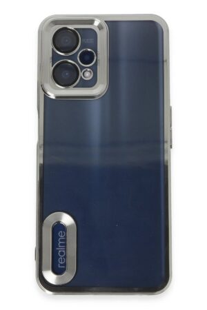 Realme 9 Pro 5G Kılıf Slot Silikon - Gümüş-(5796)