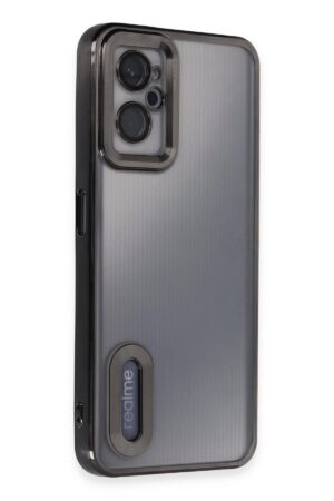 Realme 9i 4G Kılıf Slot Silikon - Siyah-(5796)