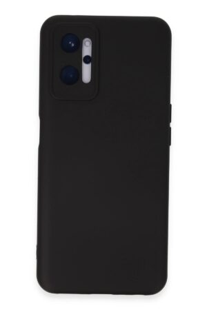 Realme 9i 4G Kılıf Nano içi Kadife Silikon - Siyah-(5796)