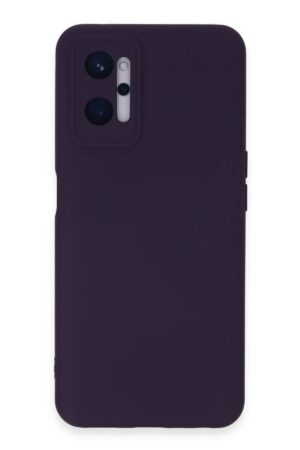Realme 9i 4G Kılıf Nano içi Kadife Silikon - Mor-(5796)